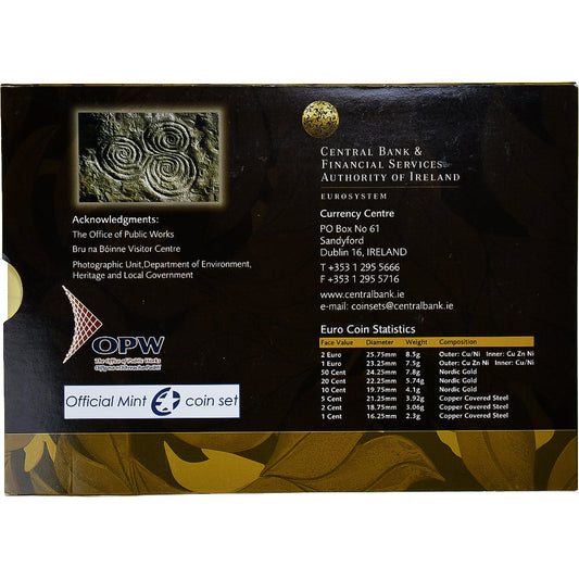 Írsko,
1 cent za 2 eurá,
Euro - Newgrange set