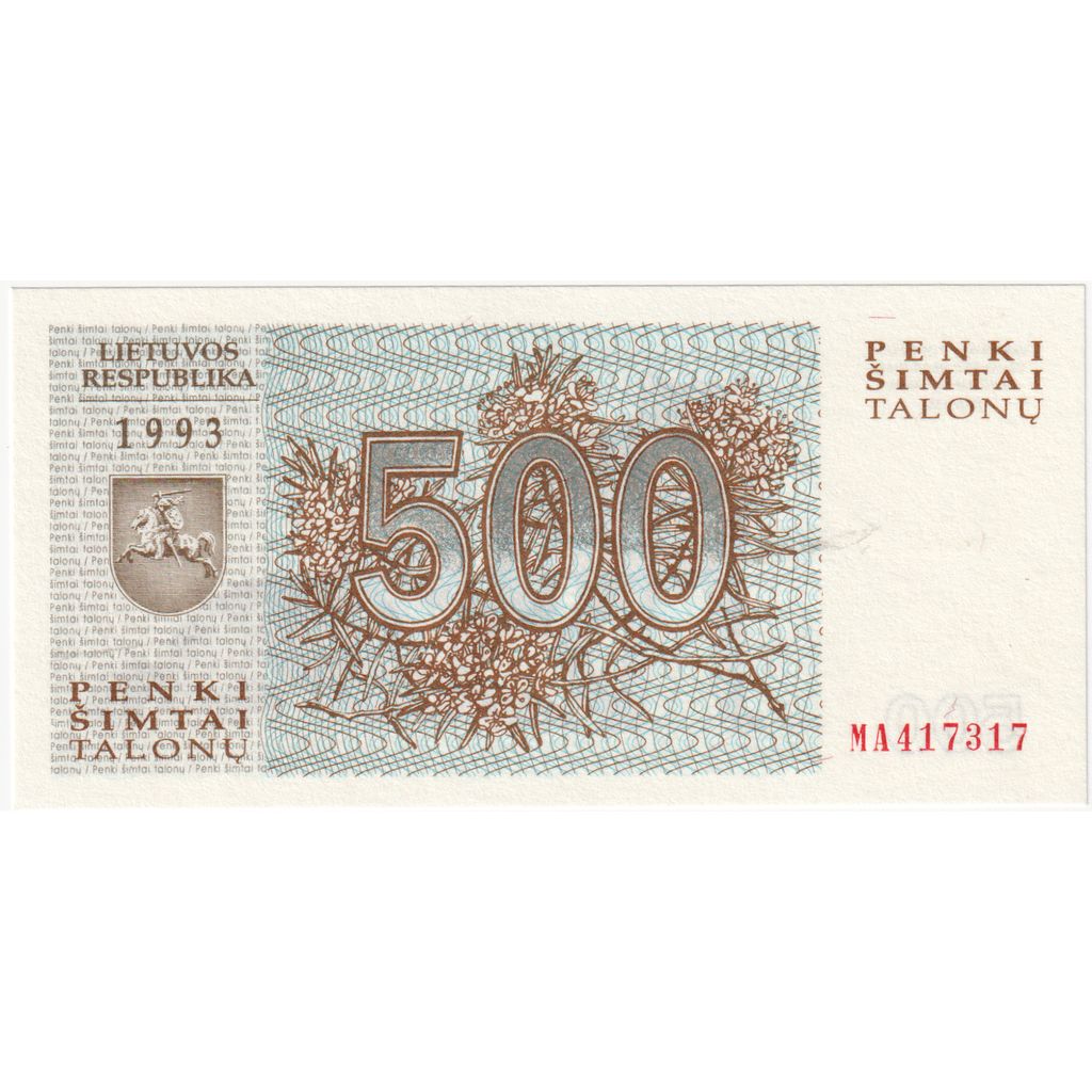 Litva,
500 mincí,
UNC(65-70)