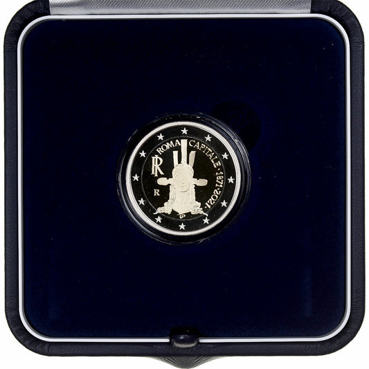 taliančina,
2 eurá,
Róm, Hauptstadt Taliani