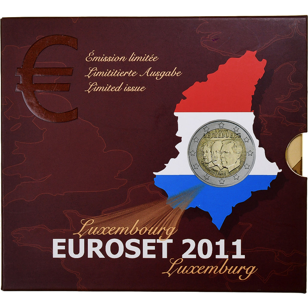 Luxembursko,
1 cent za 2 eurá,
BU