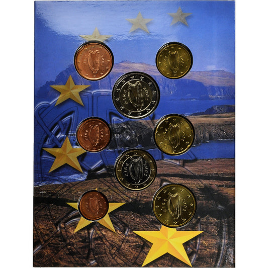 Írsko,
1 cent za 2 eurá,
BU