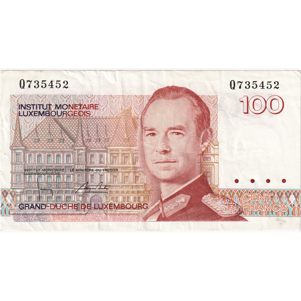 Luxembursko,
100 frankov,
WF(40-45)