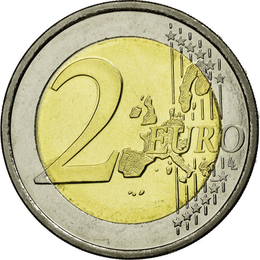 Luxembursko,
2 eurá,
50. des Großherzogs Henri