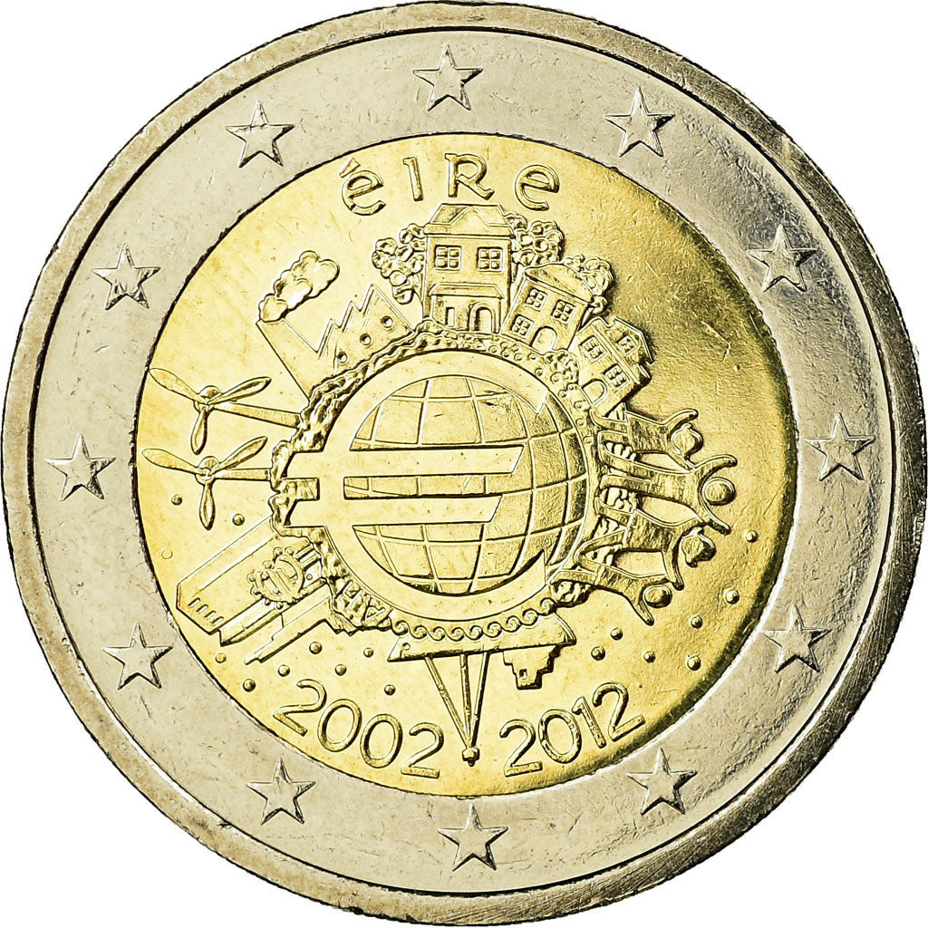 ÍRSKA REPUBLIKA,
2 eurá,
2012