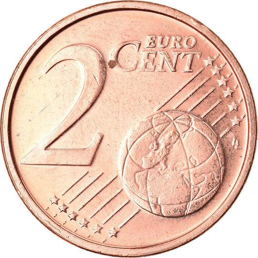 Luxembursko,
2 euro centy,
2018