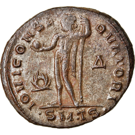 minca,
Maximin II,
Follis