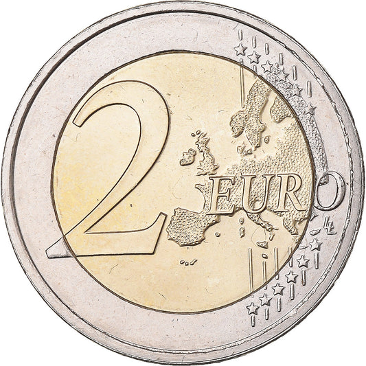 Luxembursko, 
  
  2 eurá, 
  
  10. Jahrestag der Europäischen Währungsunion