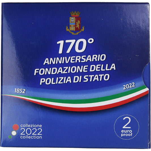 taliančina, 
  
  2 eurá, 
  
  Staatspolizei