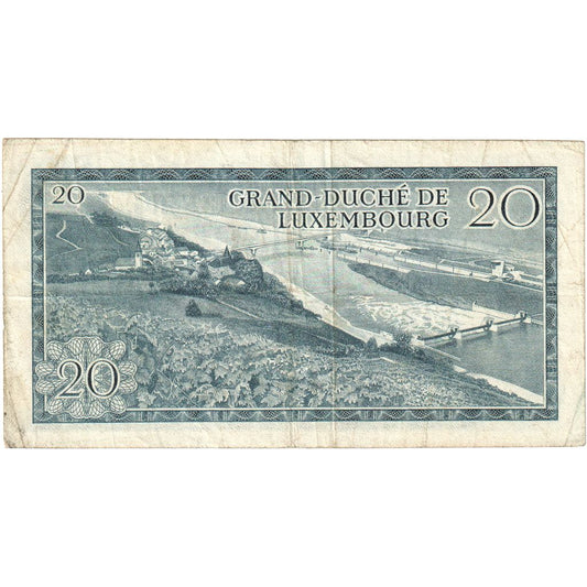 Luxembursko,
 
 20 frankov,
 
 7. 3. 1966