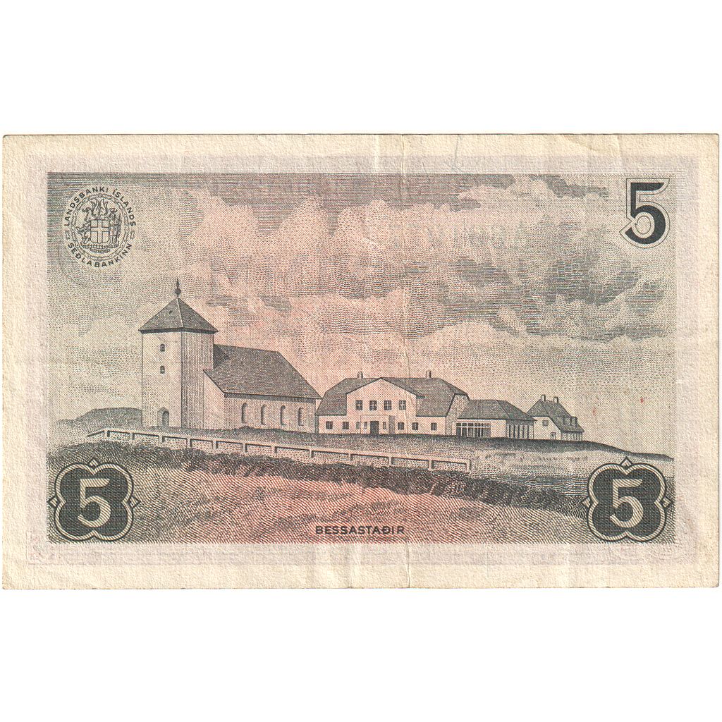 Island,
 
 5 korún,
 
 21. júna 1957