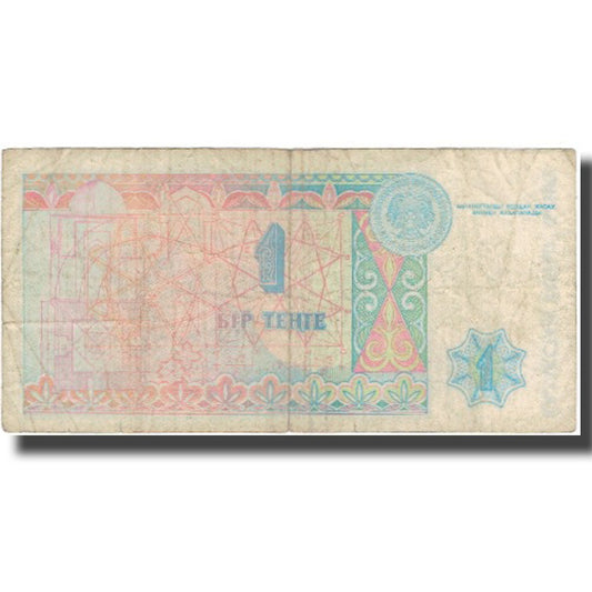 bankovka, 
  
  Kazachstan, 
  
  1 Tenge