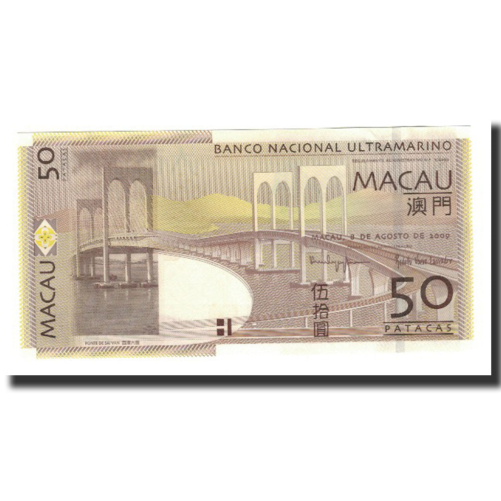 bankovka,
 
 Macao,
 
 50 Pataqov