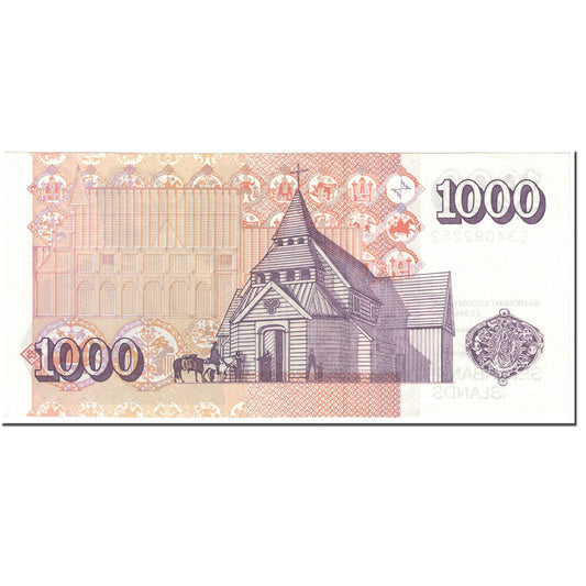 bankovka,
 
 Island,
 
 1000 korún