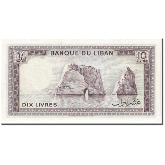 bankovka,
 
 Libanon,
 
 10 libier