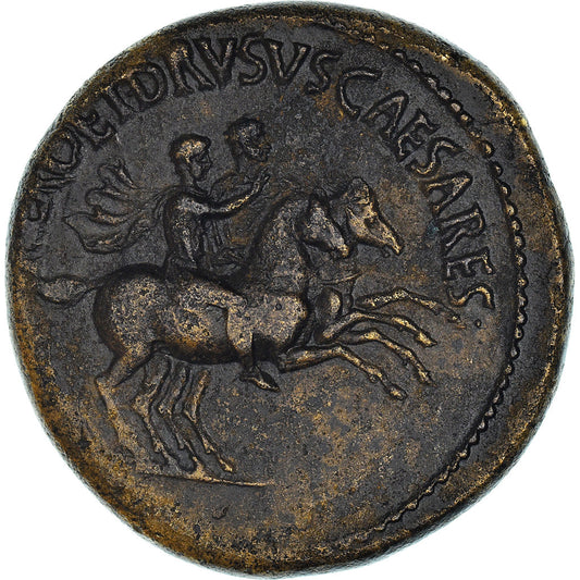 minca,
 
 Caesars Nero a Drusus,
 
 Dupondius