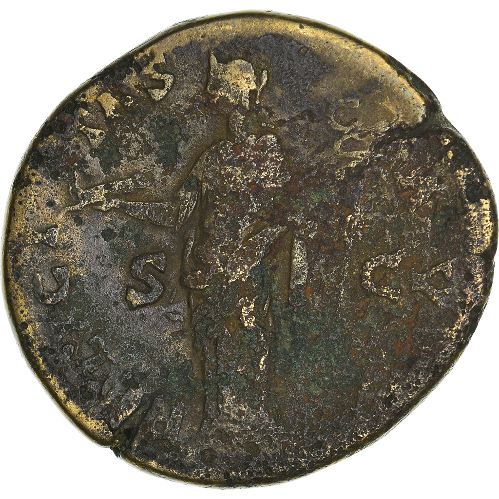 Antoninus Pius 
  
  sestertius, 
  
  145-161